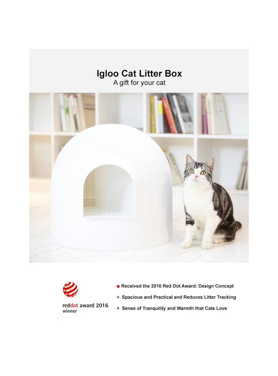 Igloo store cat box