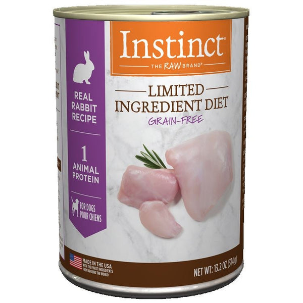 Buy Instinct Dog Limited Ingredient Diet Rabbit cans Pet Food Online by Naturally Urban